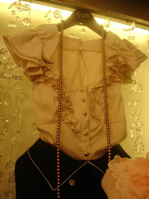 韩国东大门工厂服装批发直销2011新款夏季女式衬衫罩衫 kf90d 210.